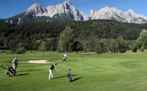 Golfbaan Urlsautal in Saalfelden Maria Alm vlakbij Zell am See